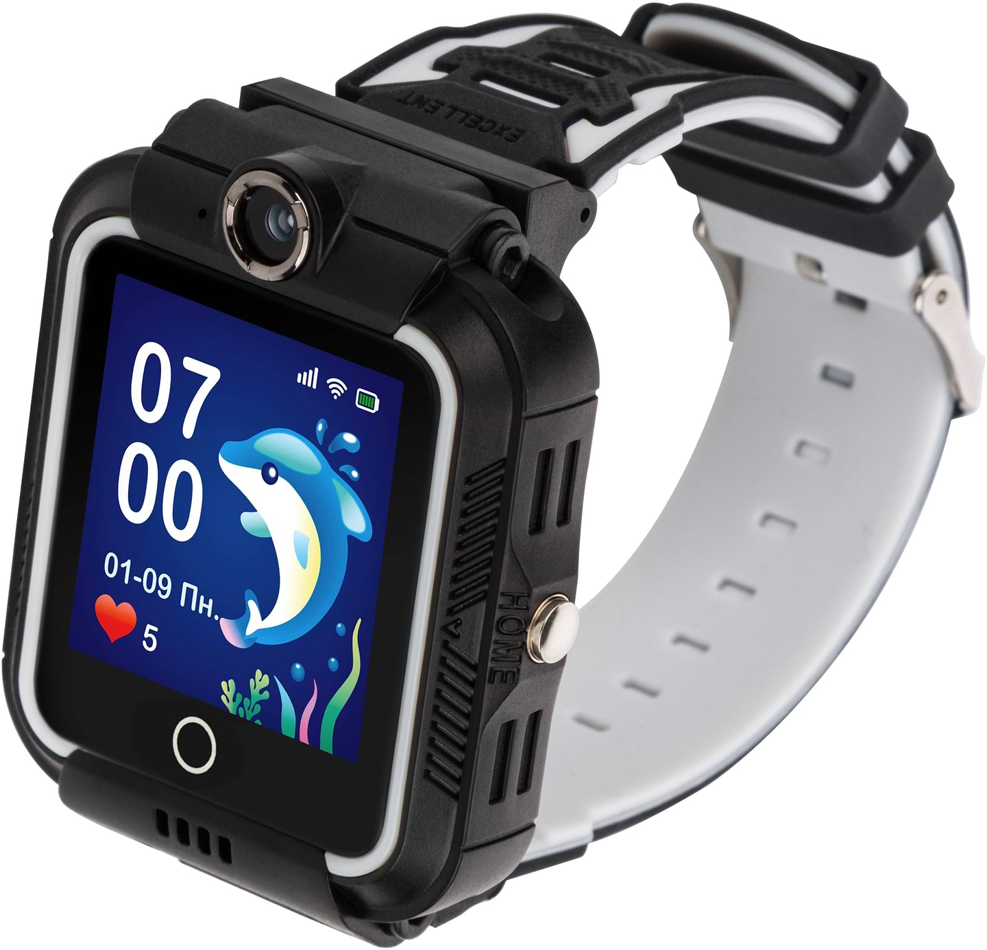 Детские часы Aura A400 4G Tracker/WIFI Black (AUR-A400-B) - Фото 1