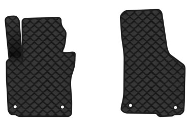 Килимки з екошкіри в салон авто передні EVAtech для Octavia A5 (AT, 8 clips) Skoda 2004-2013 2 покоління Combi EU (SK12151AV2AV4BBB)