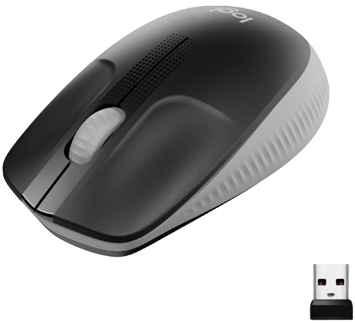 Миша бездротова Logitech M190 Mid Grey (910-005906) - Фото 1