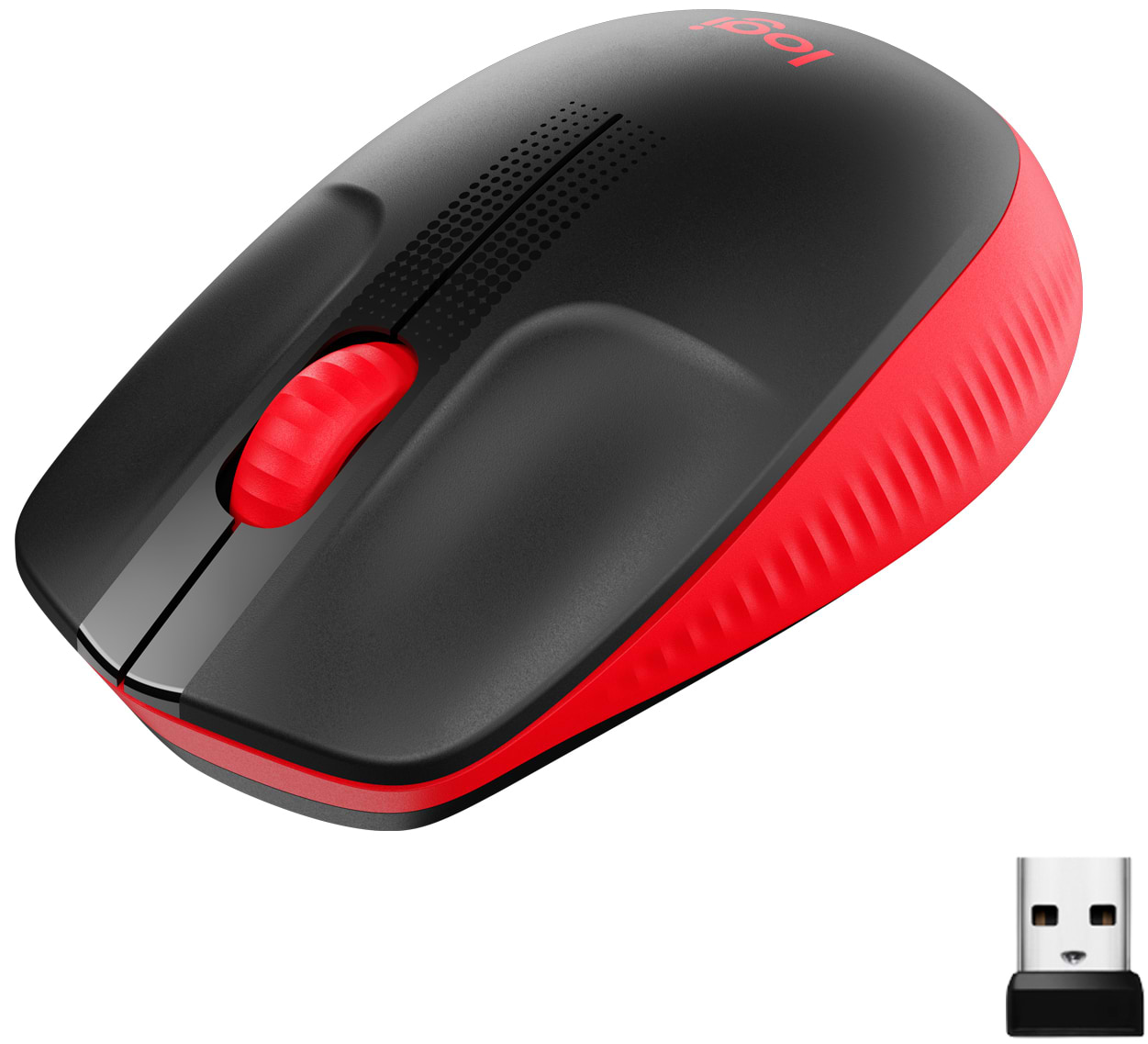 Мышь беспроводная Logitech M190 Red (910-005908) - Фото 1