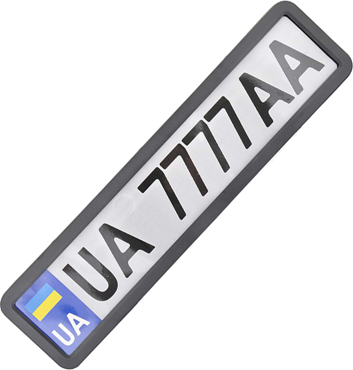 Рамка під номер CarLife чорна матова (NH420)