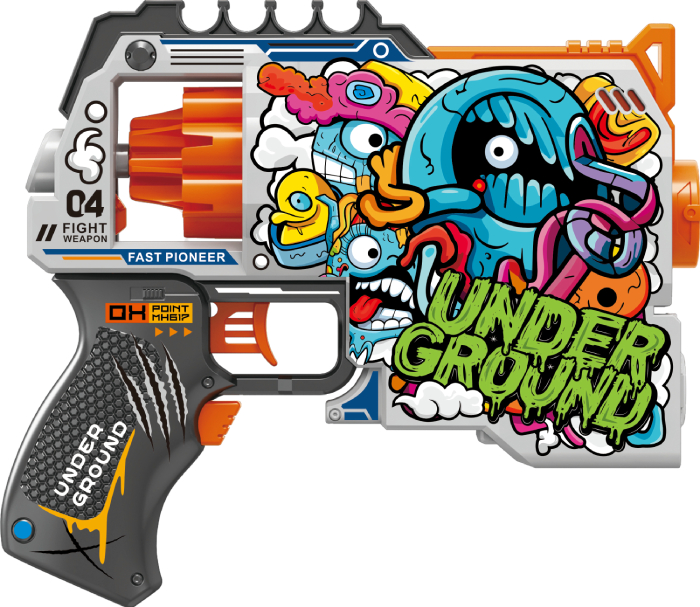 Бластер многозарядный Fast Pioneer Подземелье 12 шт. (BH105)