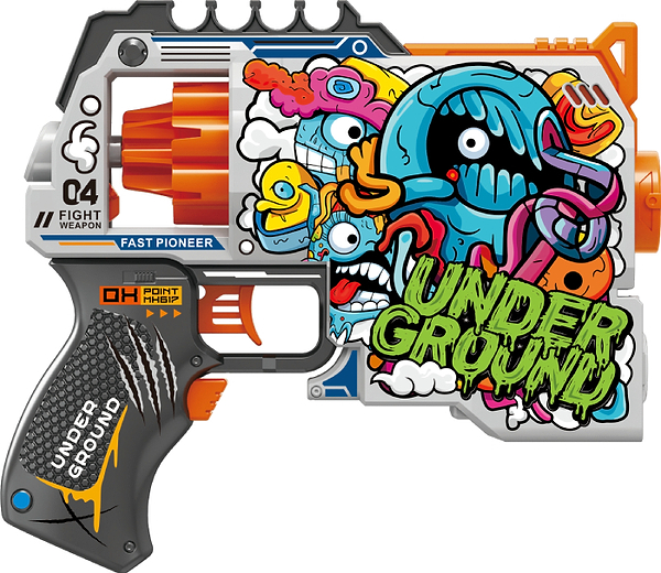 Фото - Бластер многозарядный Fast Pioneer Подземелье 12 шт. (BH105)