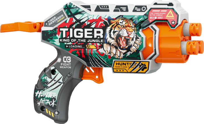 Бластер многозарядный Fast Pioneer Тигр 4 шт. (BH127)