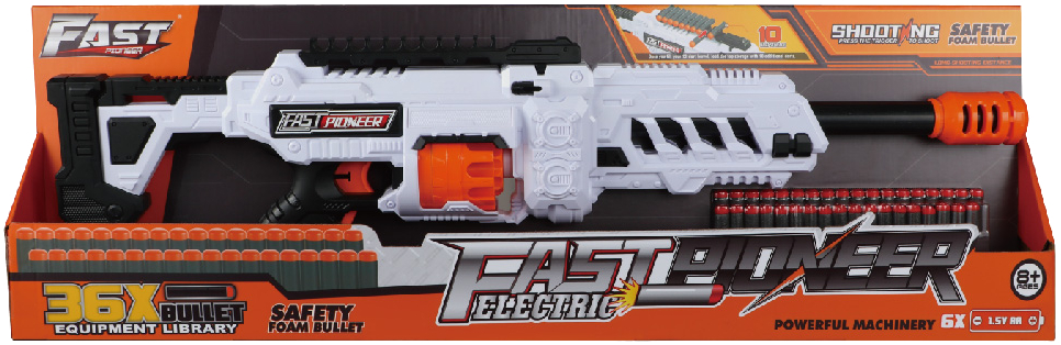 Бластер багатозарядний Fast Pioneer 36 патронів (BIG502)