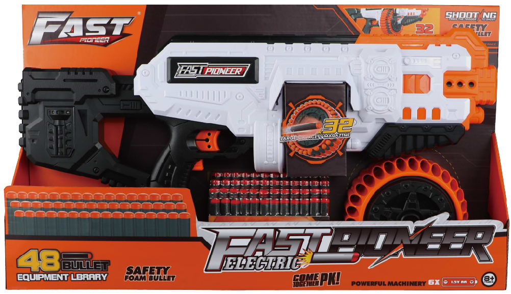 Бластер багатозарядний Fast Pioneer 48 патронів (BIG505)