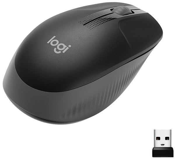 Фото - Мышь беспроводная Logitech M190 Charcoal (910-005905)