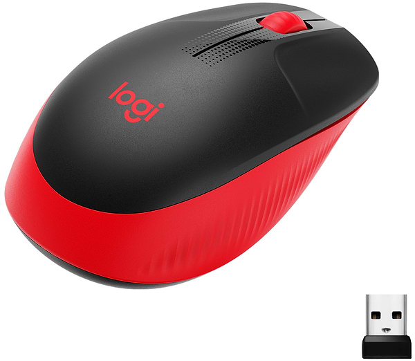 Фото - Миша бездротова Logitech M190 Red (910-005908)