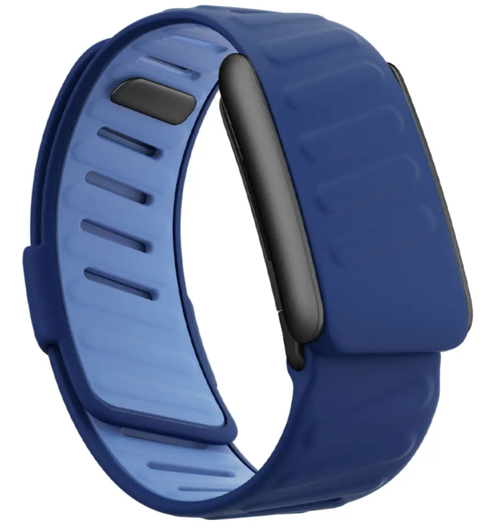 Ремешок для фитнес-браслета Armorstandart Silicone Tech for Whoop 5.0 Dark Blue with Black (ARM93097)