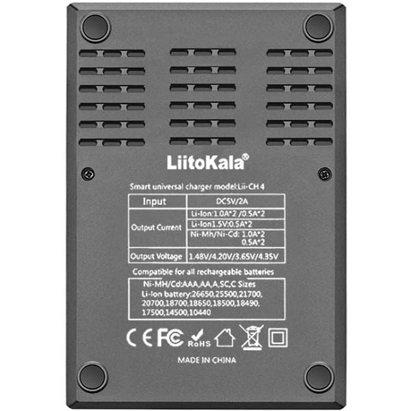 Фото - З/пристрій для акумуляторів AA/AAA LiitoKala Lii-CH4