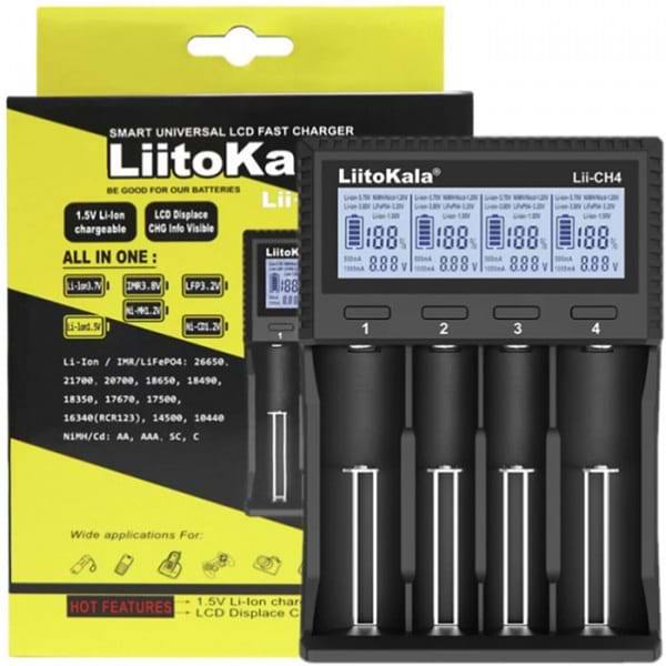 Фото - З/пристрій для акумуляторів AA/AAA LiitoKala Lii-CH4
