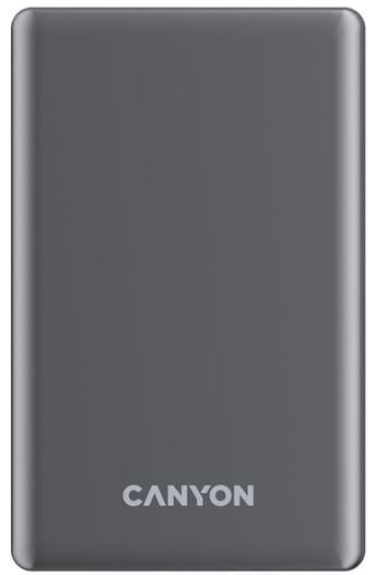 Батарея мобильная Canyon OnPower 505 slim Magsafe 5000 mAh PD20W Dark Grey (CNS-CPB505DG) - Фото 1