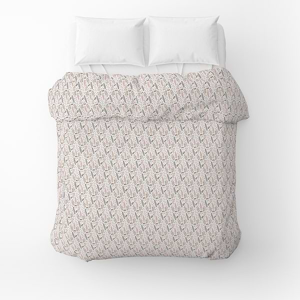 Фото - Підковдра полуторна Home Line Цвітіння трав рожевий 145х215 см (176191)