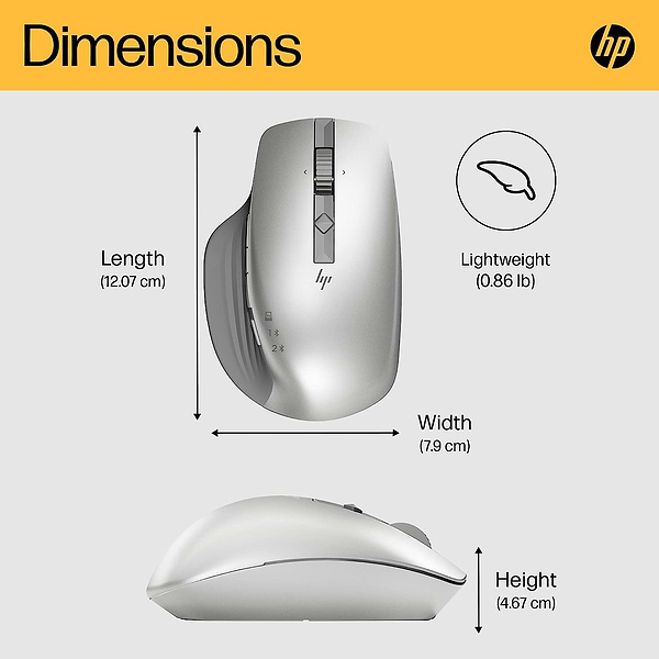 Фото - Мышь беспроводная HP Creator 930 WL Silver (1D0K9AA)