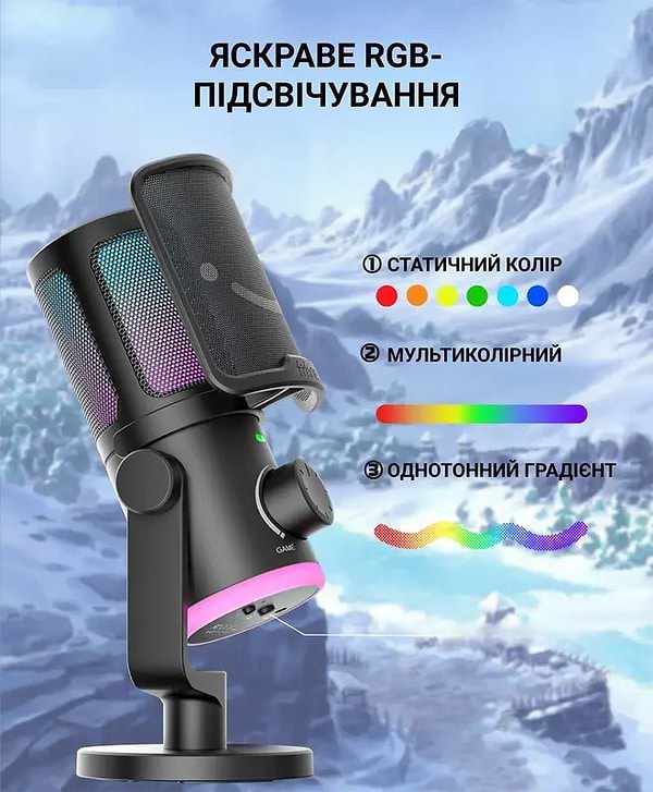 Фото - Микрофон для компьютера проводной Fifine AM6