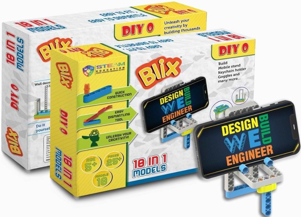 Пластиковий конструктор ZEPHYR "BLIX" Тримач (25 елм./10 моделей)  (6031)