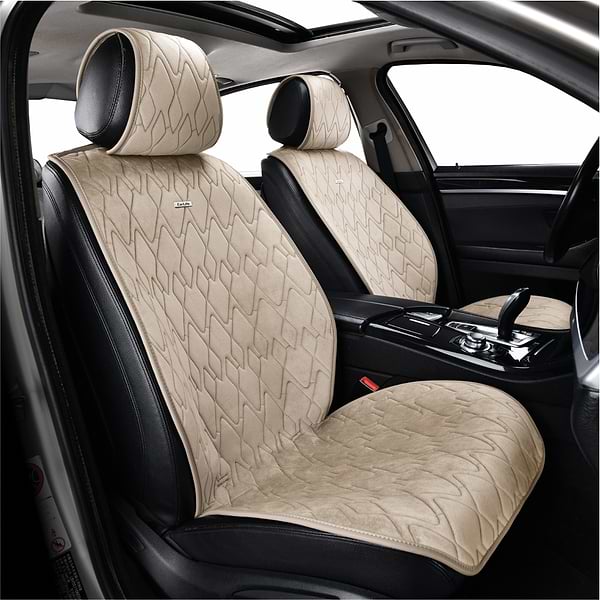 Фото - Комплект накидок на сиденье автомобиля CarLife Racer biege (SC20304)