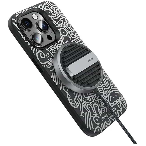 Фото - Чохол для смартфону Benks Black and White MagSafe for iPhone 15 Pro (1248543)