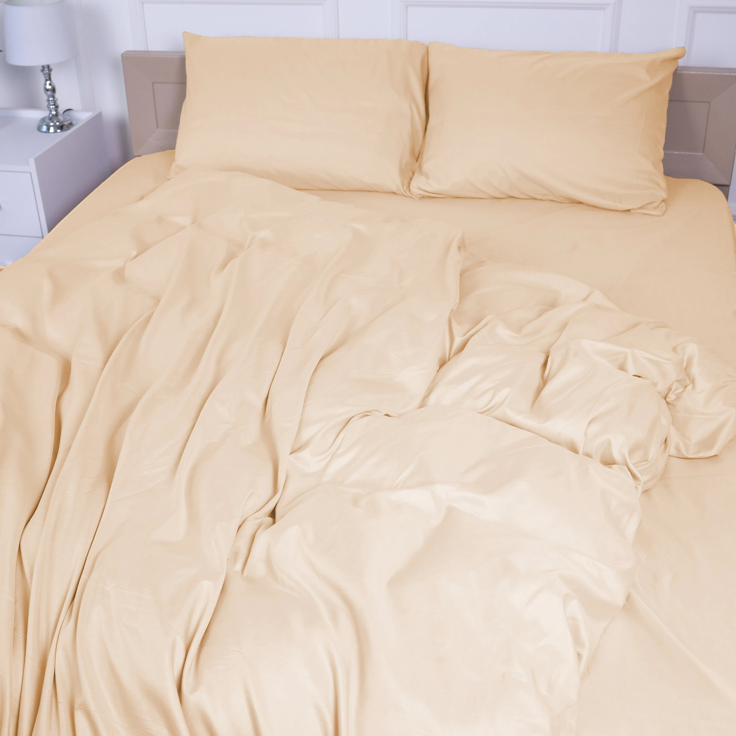 Комплект постельного белья детский MirSon 110х140 см №12-0712 Vanila Микросатин Premium (2200010911169)