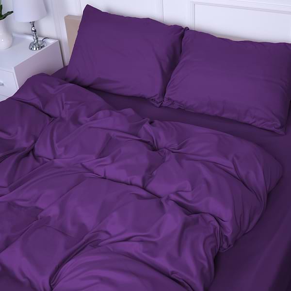 Фото - Комплект постельного белья MirSon №19-3424 Sunset Purple Mikrosatin Premium 220х240 см (2200007237296)