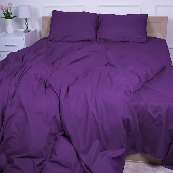 Фото - Комплект постельного белья MirSon №19-3424 Sunset Purple Mikrosatin Premium 143х210 см (2200007237265)