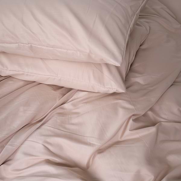 Фото - Комплект постільної білизни MirSon №15-1214 Warm Sand Mikrosatin Premium 143х210 см (2200007230853)