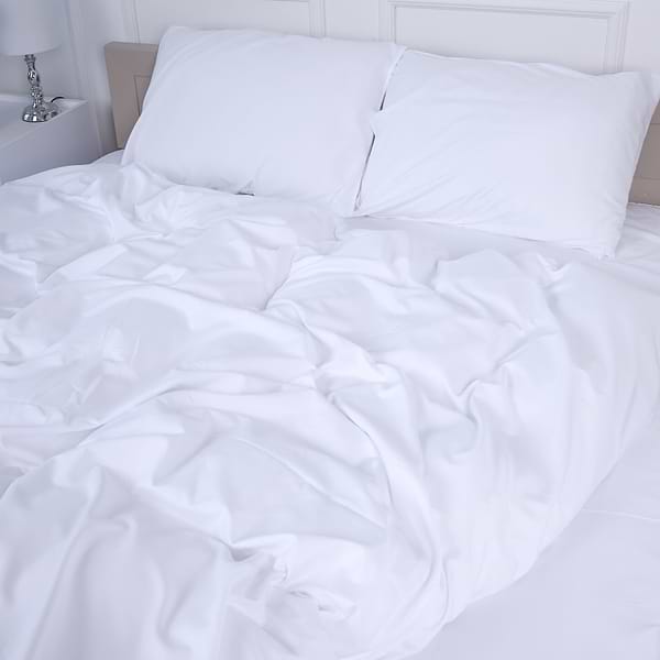 Фото - Комплект постельного белья MirSon №18-0000 White Mikrosatin Premium 143х210 см (2200007233663)