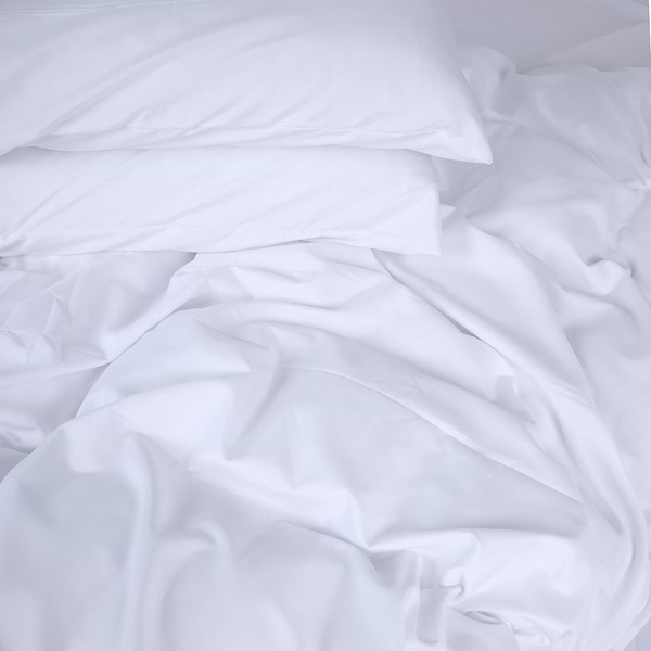 Фото - Комплект постельного белья MirSon №18-0000 White Mikrosatin Premium 143х210 см (2200007233663)