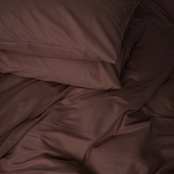 Фото - Комплект постільної білизни MirSon №19-1230 Friar Brown Mikrosatin Premium 220х240 см (2200007236091)