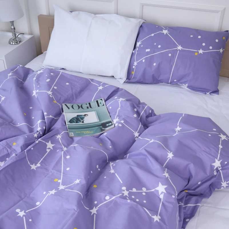 Комплект постельного белья детский MirSon 110х140 см Бязь 17-4742 Constellation (2200008929275)