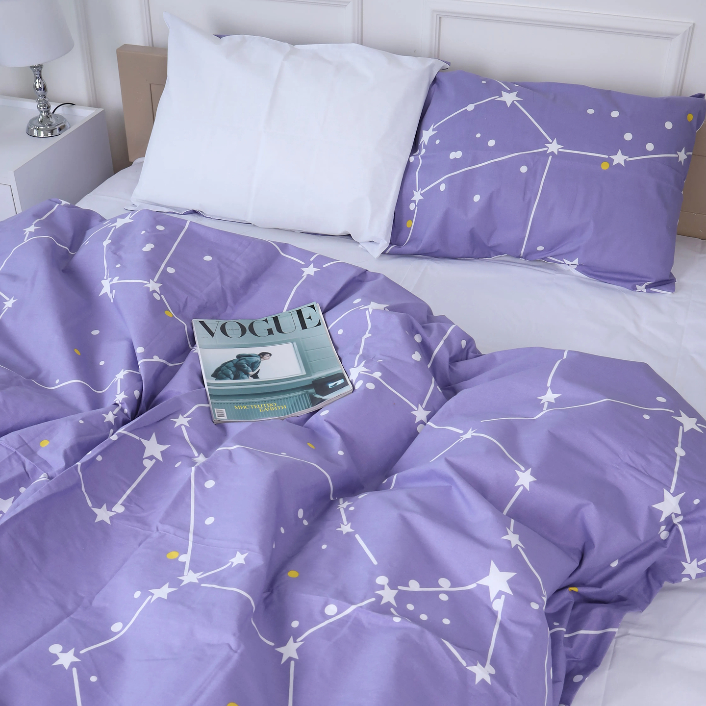 Комплект постельного белья MirSon 143х210 см Бязь 17-4742 Constellation (2200008929282)