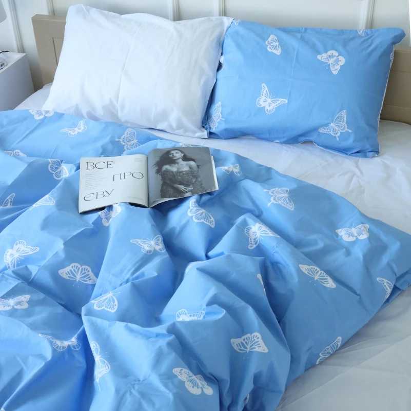 Комплект постельного белья детский MirSon 110х140 см Бязь 17-4752 Butterflies (2200008934484)