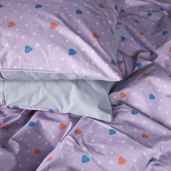 Фото - Наволочка MirSon 17-0782 Pastel Love Print Бязь 70х70 см (2200011274102)