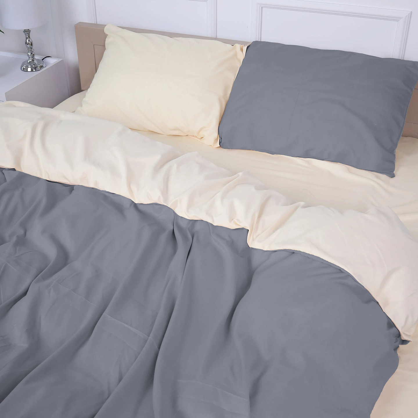 Комплект постельного белья детский MirSon Cambarco 12-0712 + 19-0000 Mikrosatin Premium 110х140 см (2200007242832)