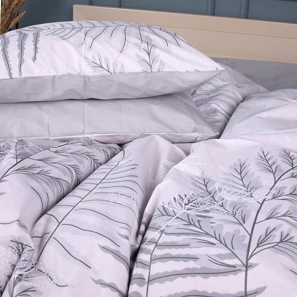 Фото - Комплект постельного белья MirSon 143х210 см 17-0815 Silver Branches Бязь (2200011496443)