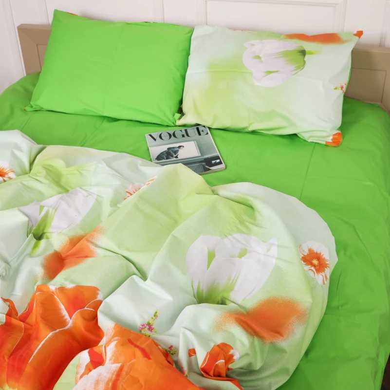 Комплект постельного белья детский MirSon Сатин 22-1287 Tulips (2200003598193)