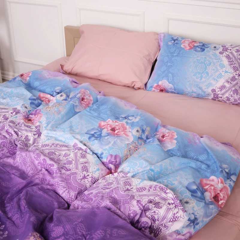 Комплект постельного белья детский MirSon Сатин 22-1117 Linda 110х140 см (2200001549364)