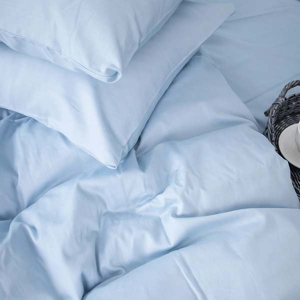 Фото - Комплект постільної білизни дитячий MirSon 110х140 Royal Soft 0842 Light Blue Сатин (2200008069209)