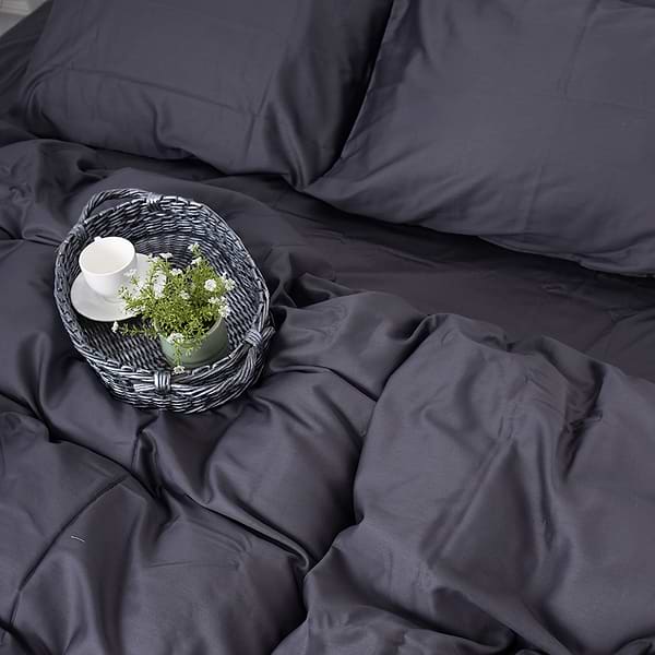 Фото - Комплект постельного белья MirSon King Size Сатин 0240 Iron grey 220х240 (2200001169647)