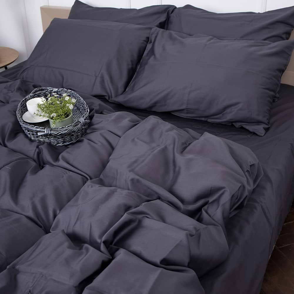 Комплект постельного белья MirSon King Size Сатин 0240 Iron grey 220х240 (2200001169647)