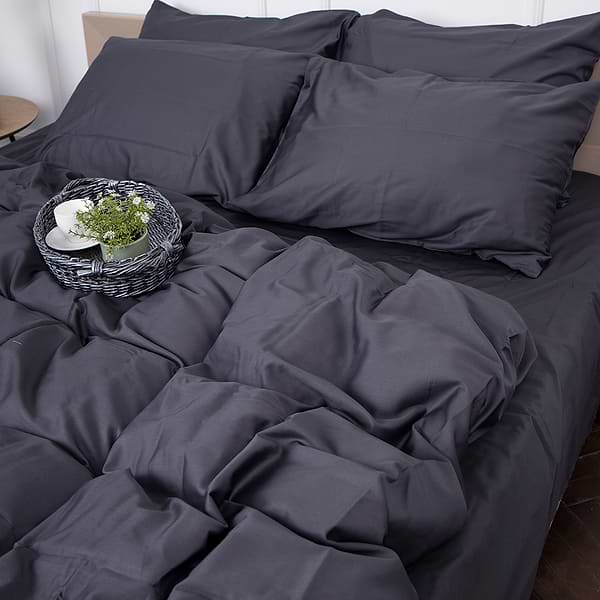 Фото - Комплект постельного белья MirSon King Size Сатин 0240 Iron grey 220х240 (2200001169647)