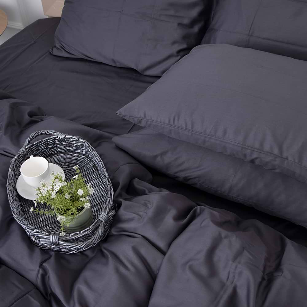 Фото - Комплект постельного белья MirSon King Size Сатин 0240 Iron grey 220х240 (2200001169647)