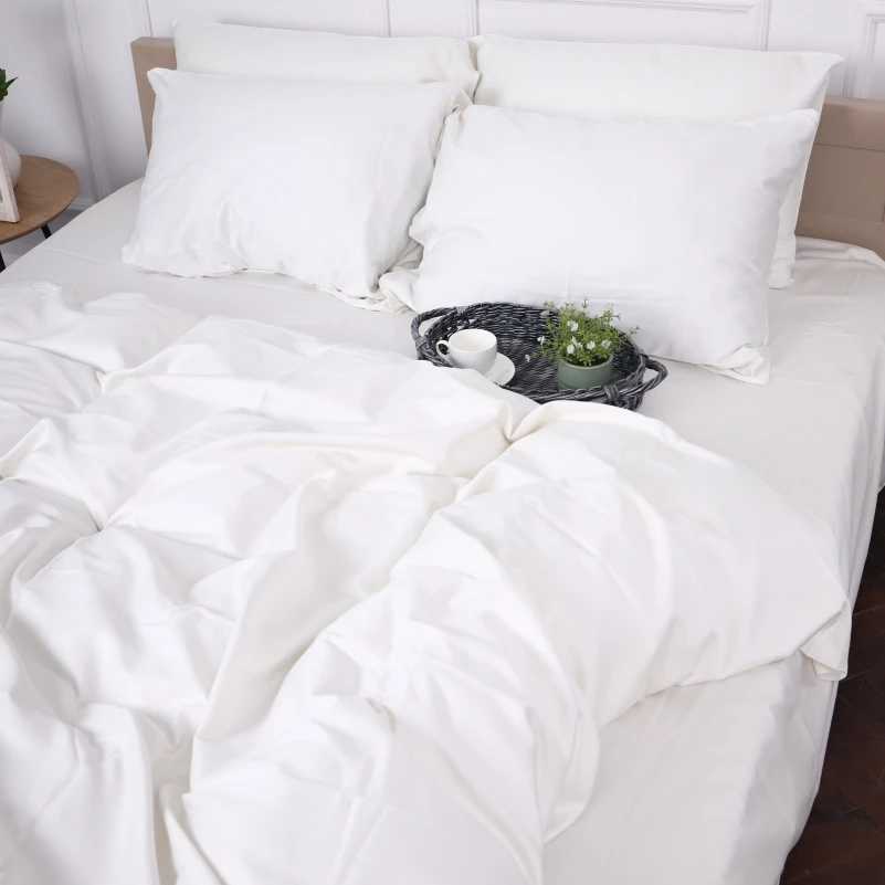 Комплект постельного белья детский MirSon Сатин Moko White 0001 110х140 (2200000671097)