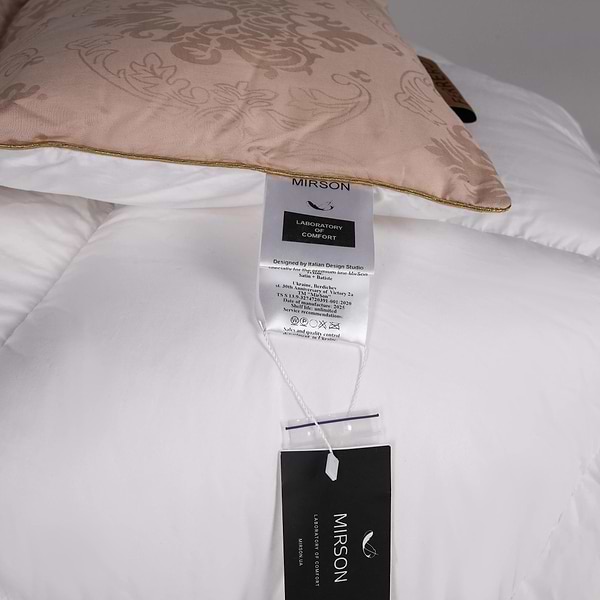 Фото - Ковдра дитяча демісезонна MirSon 110х140 см 100% гусячий пух Ferrero Gold (2200011169156)