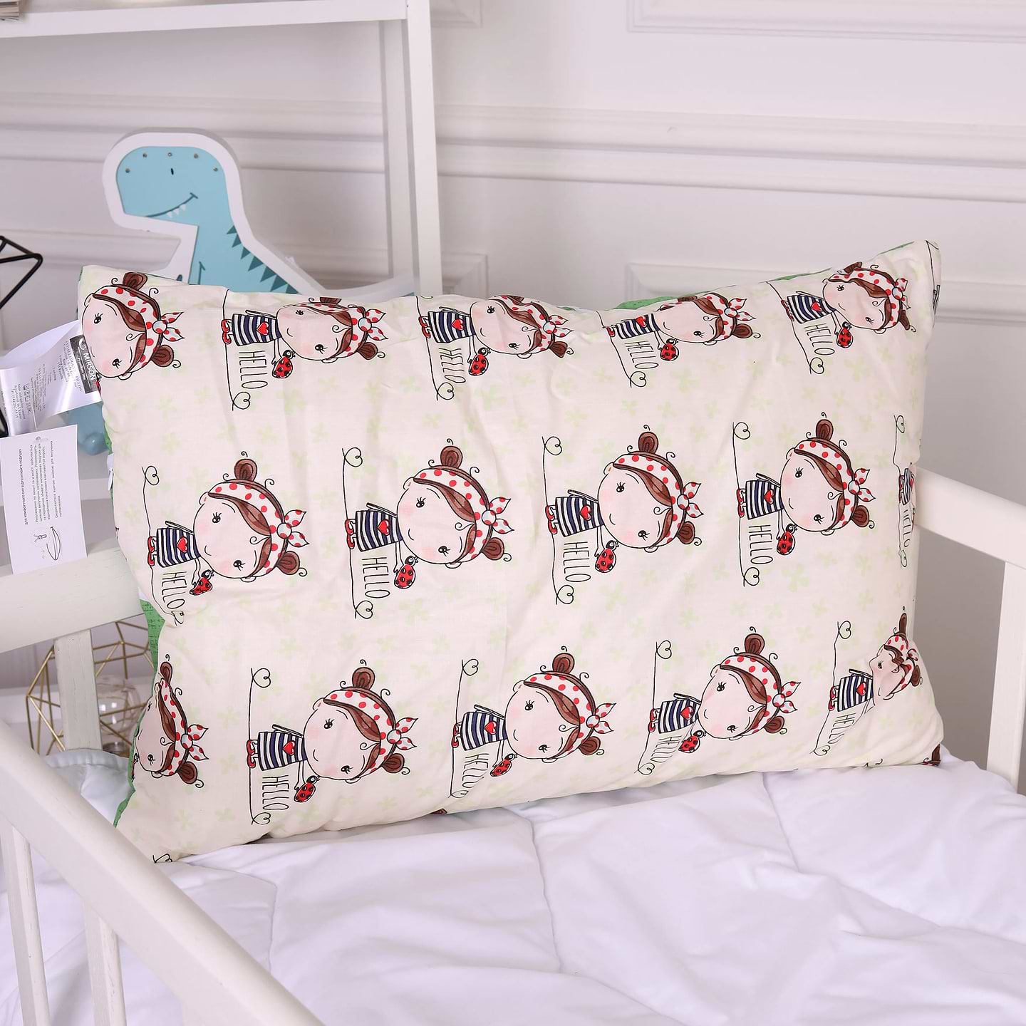 Подушка стандартна MirSon Kids Time 20-0031 Ladybug 40х60 см (2200009664670)