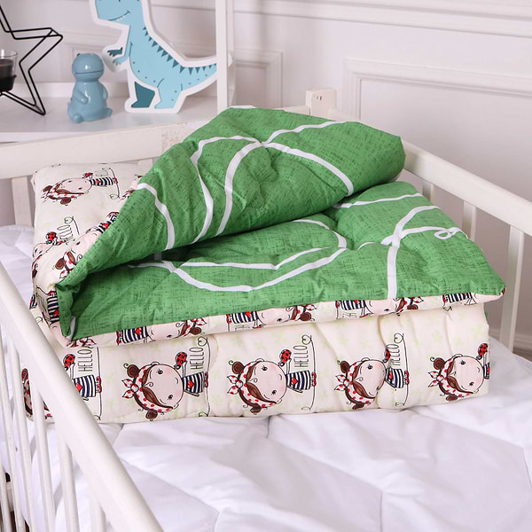 Фото - Одеяло детское зима MirSon антиаллергенное Kids Time 20-0031 Ladybug 140х205 см Хлопок (2200009664601)