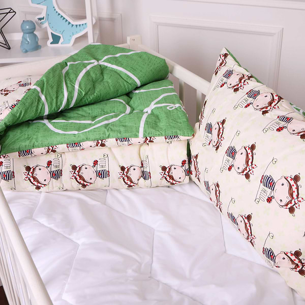 Фото - Одеяло детское зима MirSon антиаллергенное Kids Time 20-0031 Ladybug 140х205 см Хлопок (2200009664601)