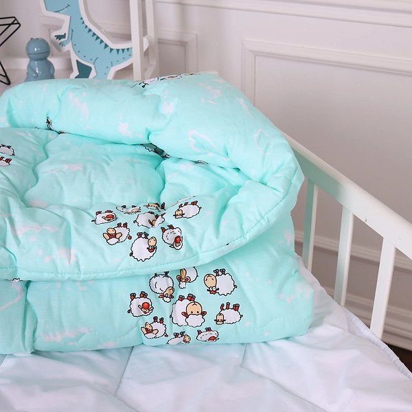 Фото - Ковдра дитяча зима MirSon антиалергенна Kids Time 20-0030 Lambs 110х140 см Бавовна (2200009664458)