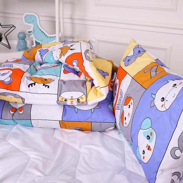 Фото - Ковдра дитяча зима MirSon антиалергенна Kids Time 20-0039 Zoo alphabet 140х205 см EcoSilk (2200009665745)