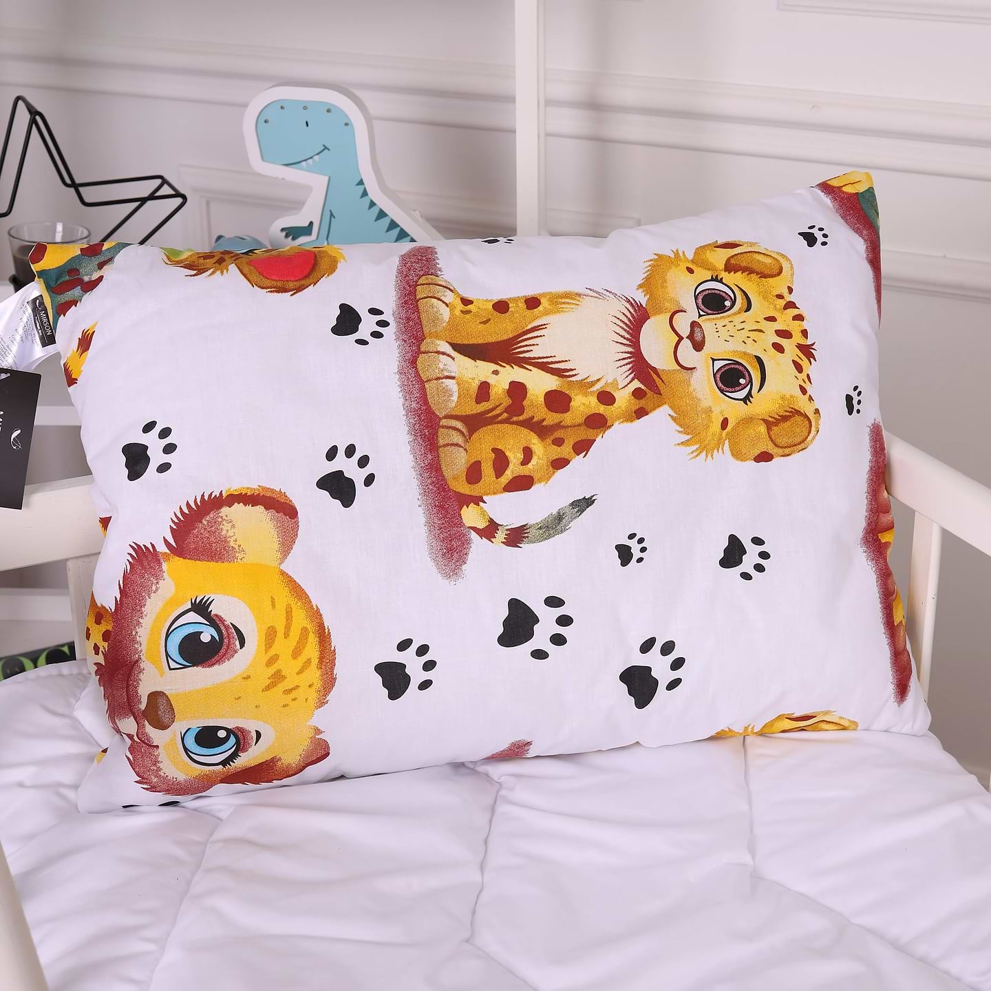 Подушка стандартная MirSon Kids Time 20-0034 King Tiger 50х70 см (2200009665103)